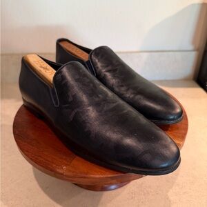 Robert Graham Camo Leather Slip-on Loafer